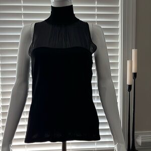 Versace is Elegant Black Sleeveless Top | Sz 44(US8)